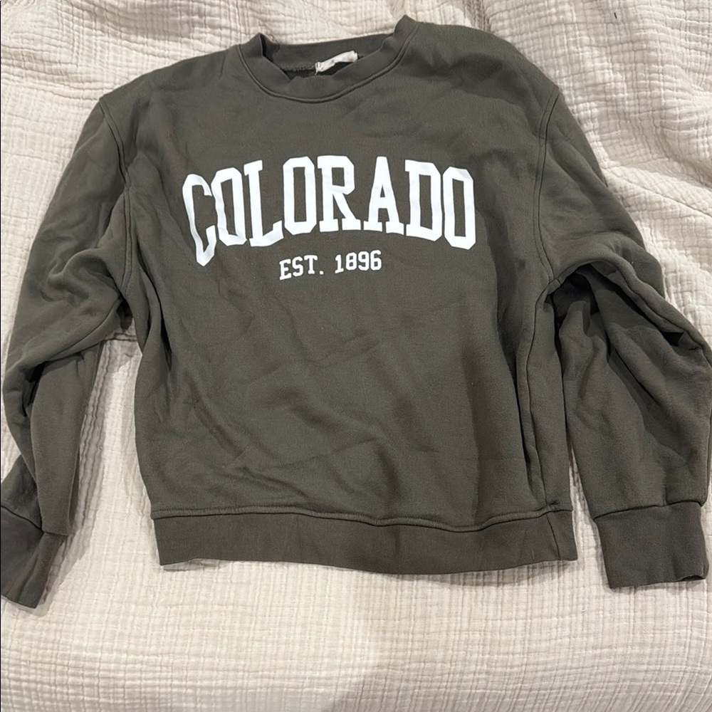 Olive Green Colorado Sweatshirt